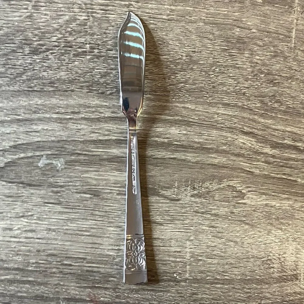 Reed & Barton Harvest Bouquet 18/10 Stainless Master Butter Knife Replacement